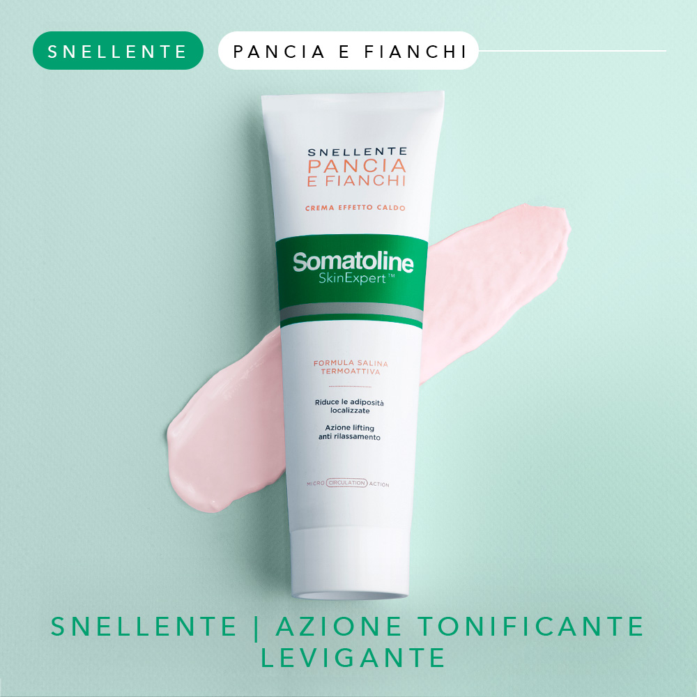 Snellente Pancia e Fianchi Crema Effetto Caldo