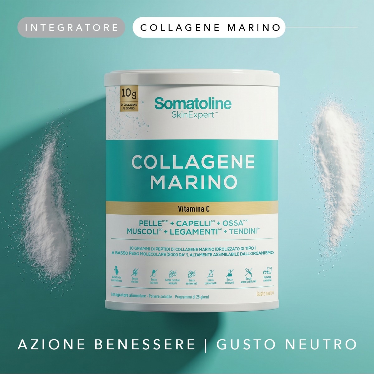 SOMATOLINE Collagene marino Neutro polvere